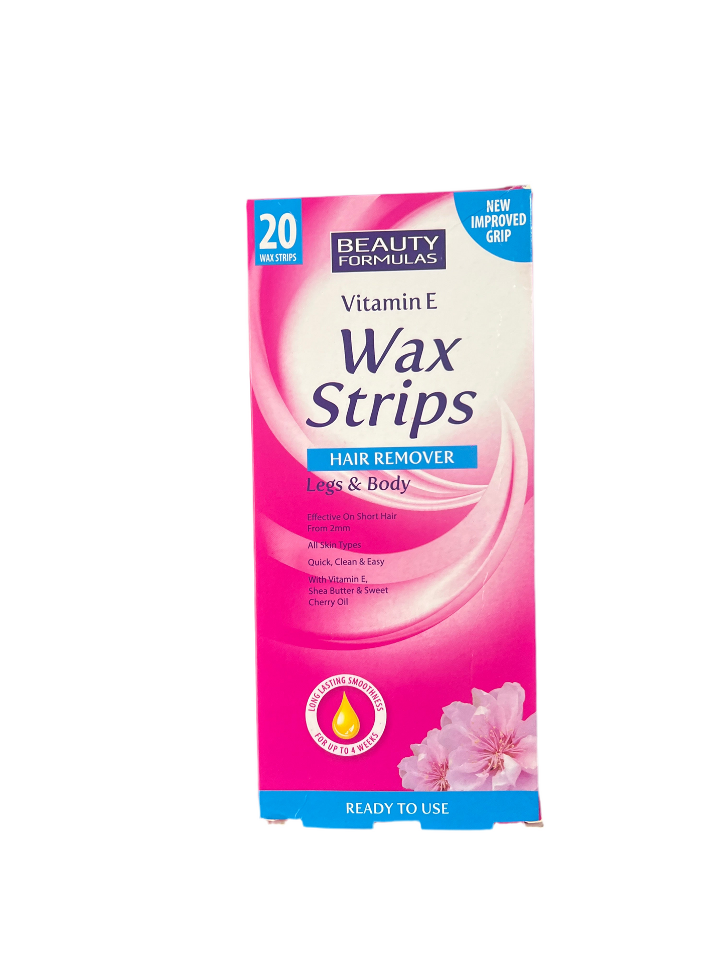Beauty formulas legs&body hair remover wax strips