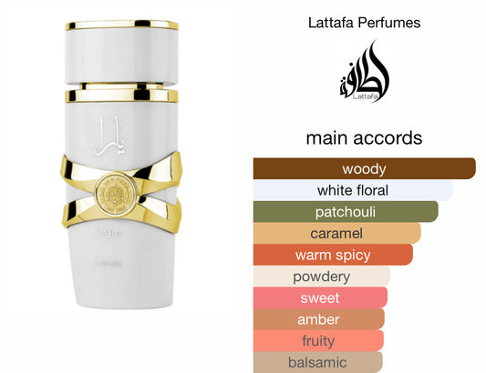 Lattafa yara white perfume