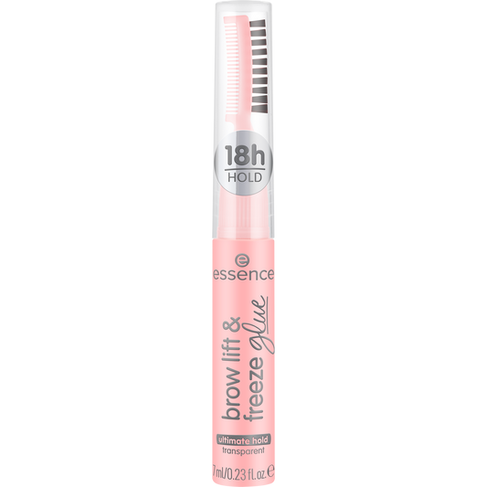 Essence brown lift & freeze glue eye brow gel 18h hold