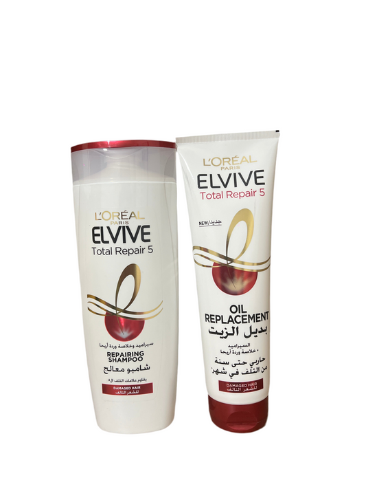 Elvive total repair set shampoo&oil replacement