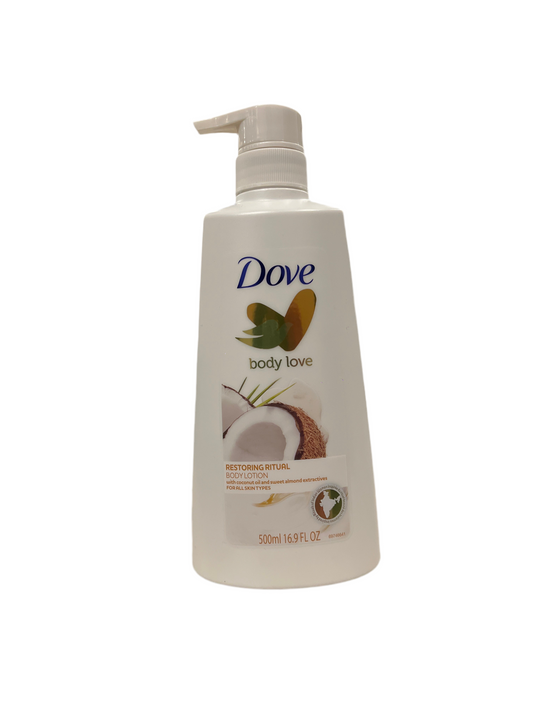 Dove coconut oil & sweet almond body lotion 500ml