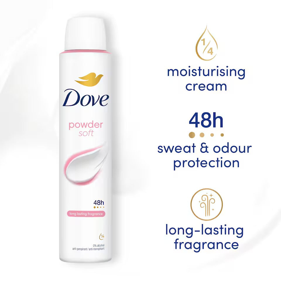 Dove  powder soft deodorant 200ml