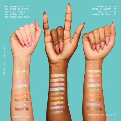 NYX BUTTERMELT HIGHLIGHTER BUTTA IN BRONZE