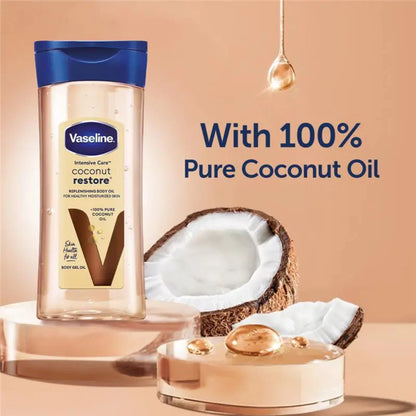Vaseline coconut restore replenishment body oil