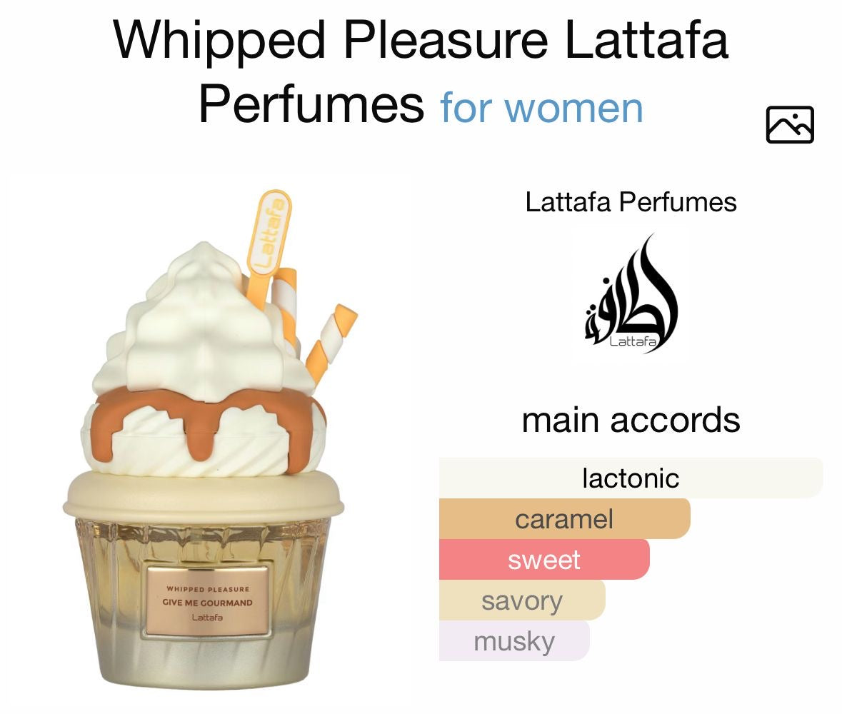 Lattafa whipped pleasure perfume