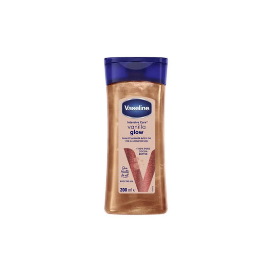 Vaseline vanilla glow sunlit shimmering body oil