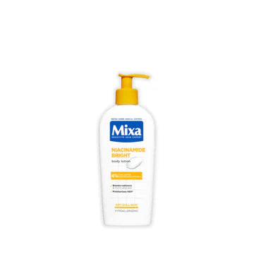 Mixa Niacinamide Bright Body Lotion For Dry & Dull Skin in Need of Unifying With Shea Butter, Niacinamide & Vitamin C 250ml