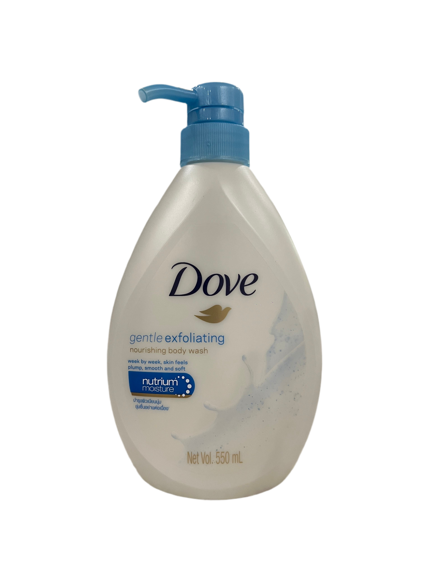 Dove gentle exfoliating shower gel 550ml