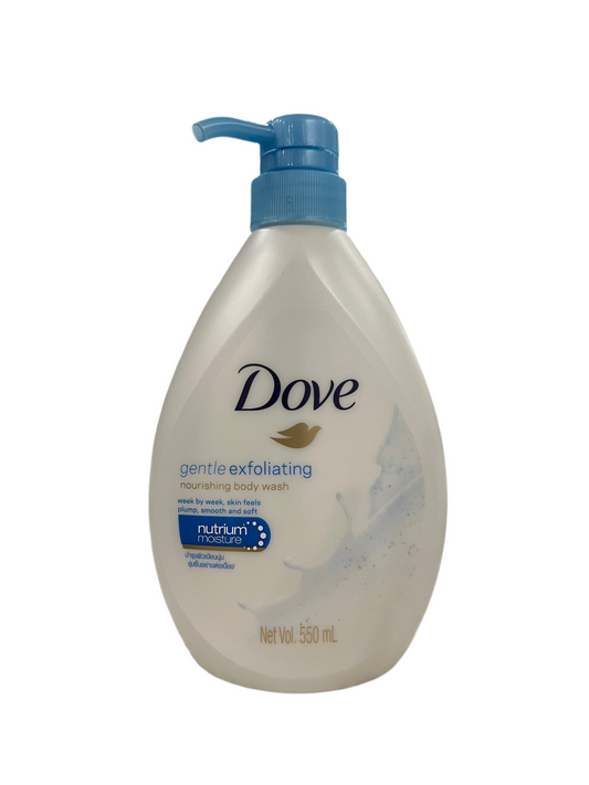 Dove gentle exfoliating shower gel 550ml