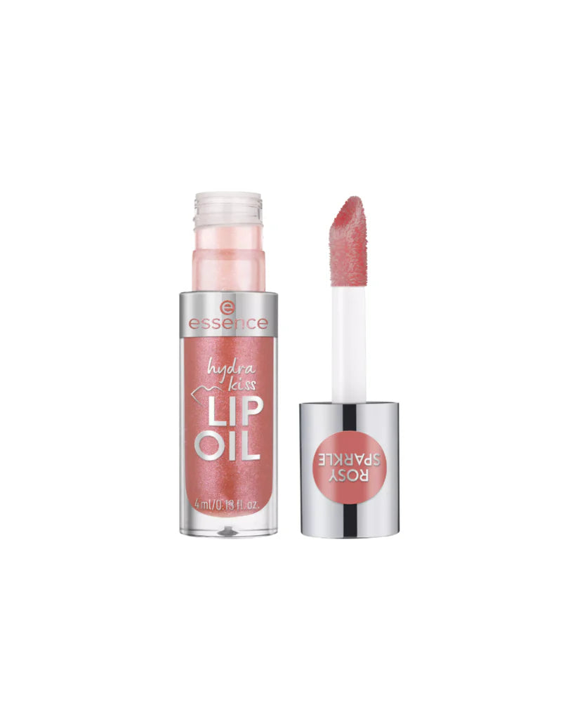 Essence lip oil shade rosy sparkle