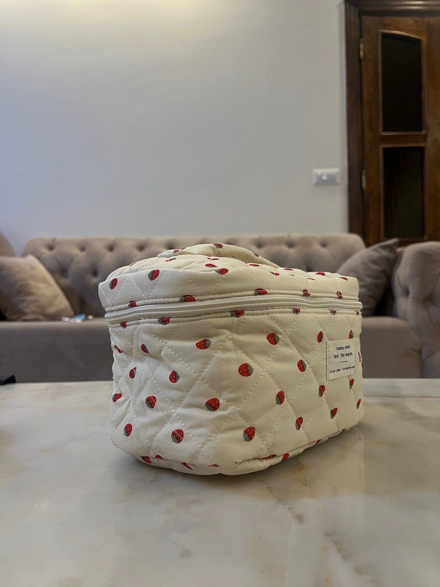 Makeup bag pouch large
