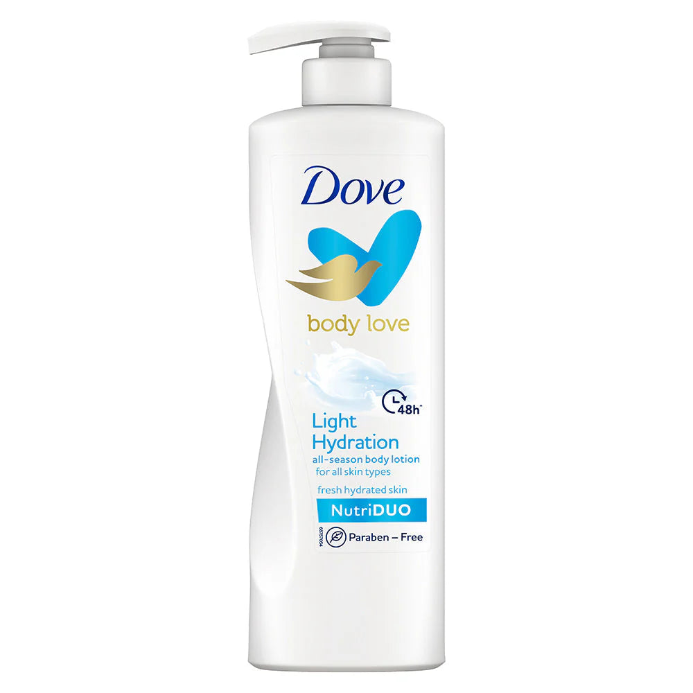 Dove light hydration body lotion 400ml