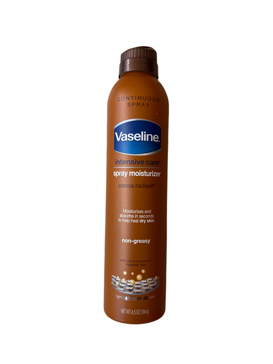 Vaseline cocoa moisturizer spray