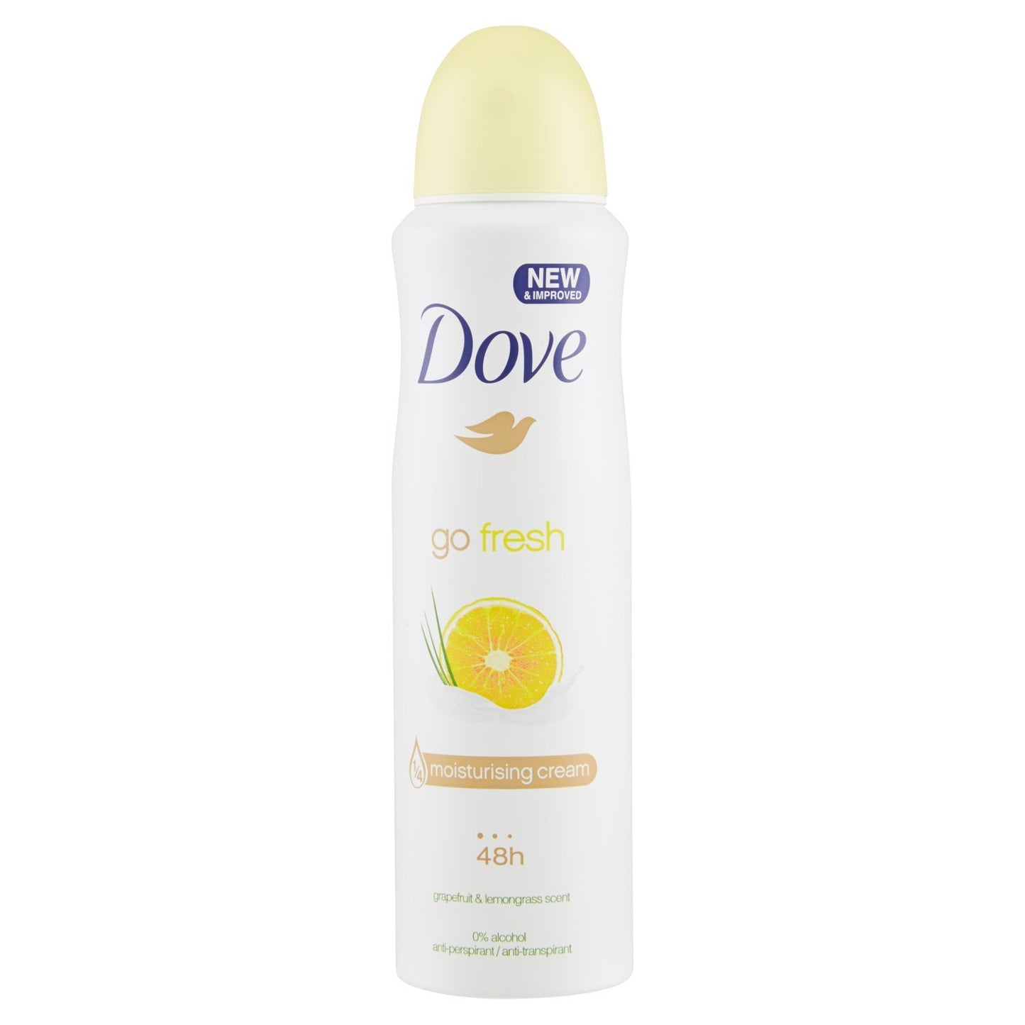 Dove grapefruit &lemon grass deodorant 150ml