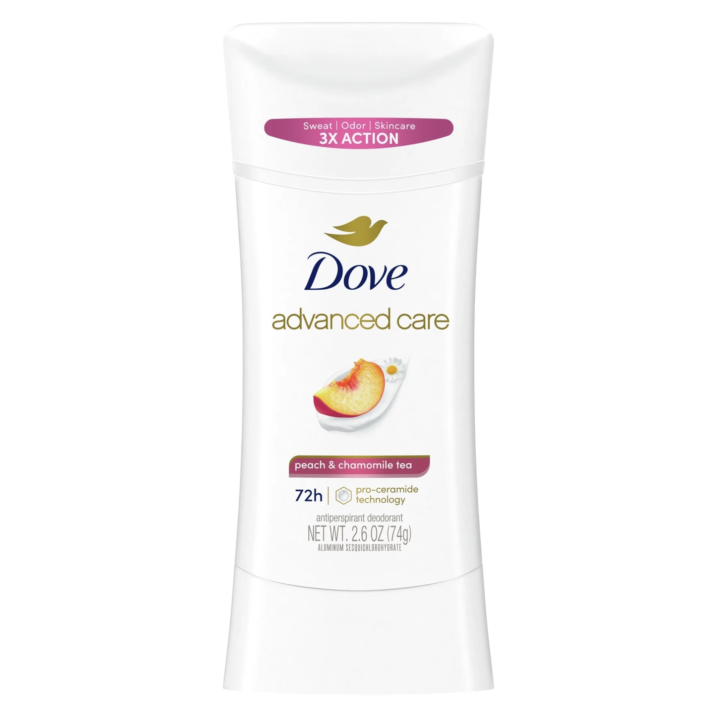 Dove advanced care peach & chamomile tea stick (74g) 72 hours