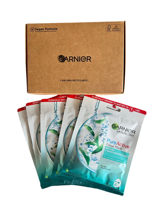 Garnier pure active mask set