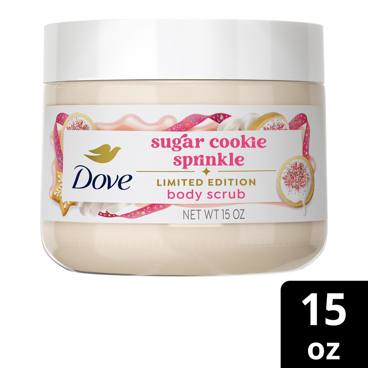 Dove sugar cookie sprinkle body scrub limited edition