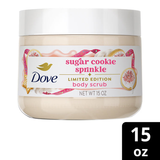 Dove sugar cookie sprinkle body scrub limited edition