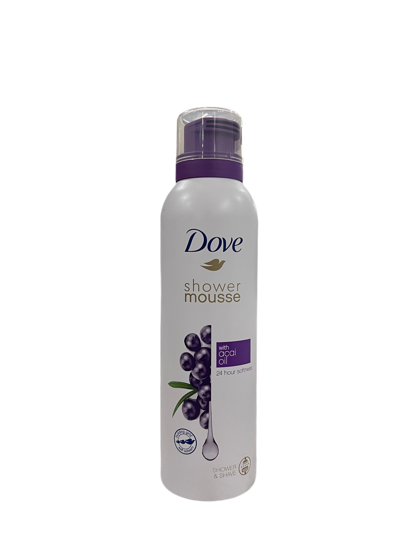 Dove shower mousse with acai oil