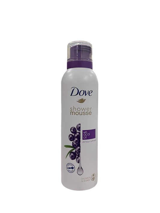 Dove shower mousse with acai oil