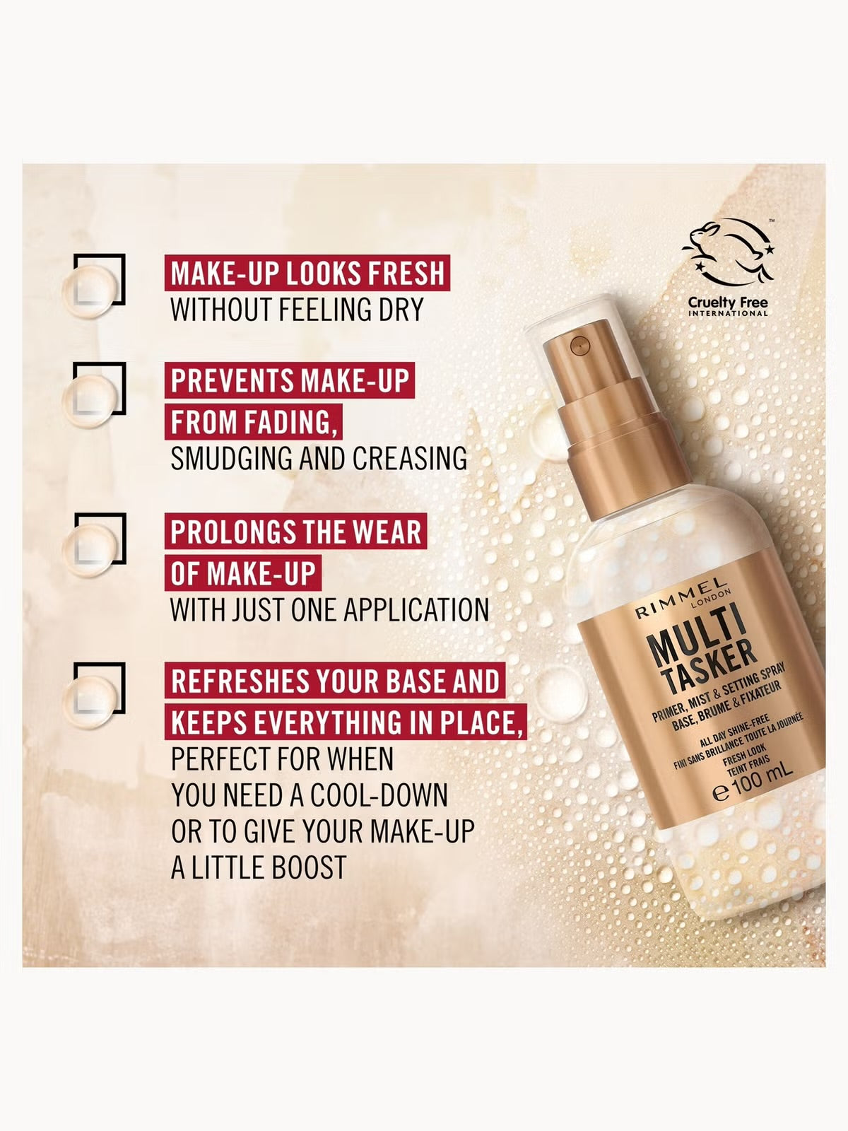 Rimmel Multi Tasker Primer, Mist & Setting Spray