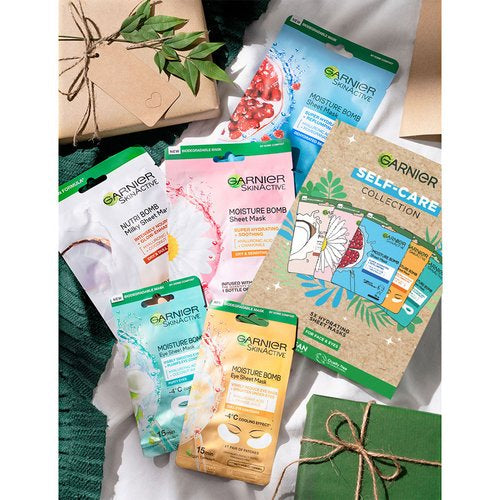 Garnier self care mask collection