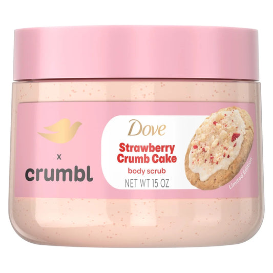 Dove strawberry crumb cake body scrub limited edition 425g