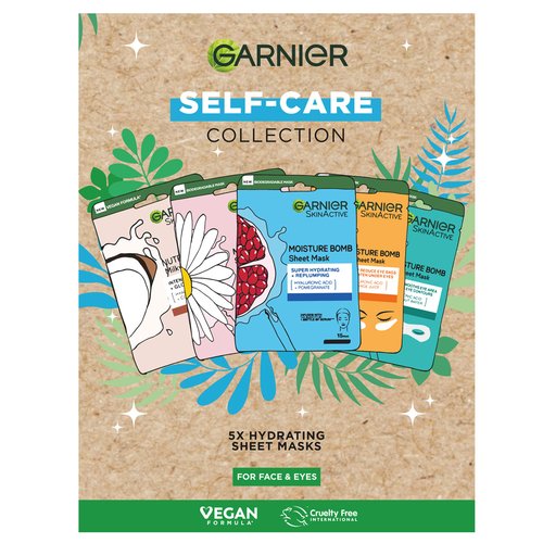 Garnier self care mask collection