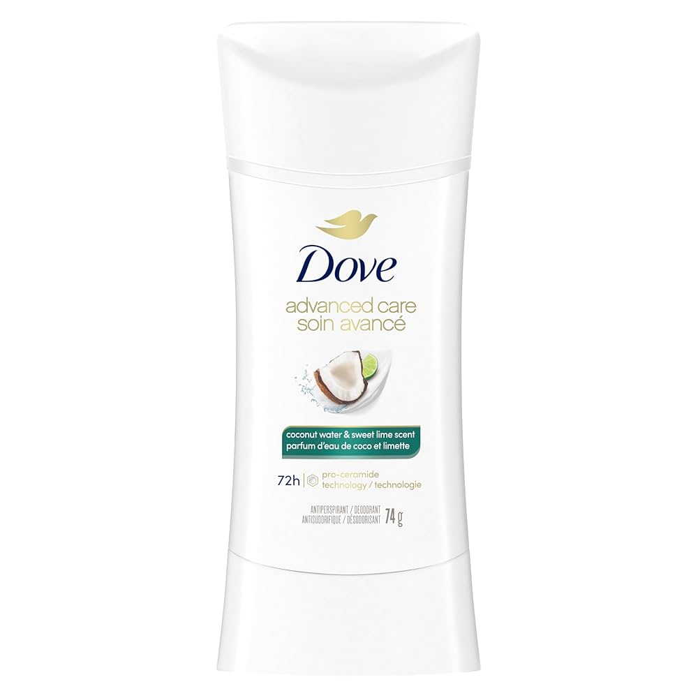 Dove advanced care coconut water & lime stick (74g) 72hours