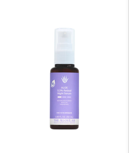Aloe lab 0.3% PURE RETINOL NIGHT SERUM for beginners