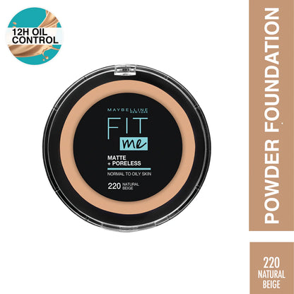 Maybelline New York Fit Me- Perfect Matte Finish & Poreless Powder That Lasts Up To 16 Hours