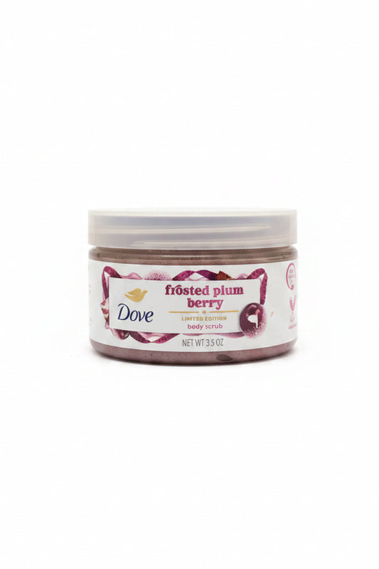Dove frosted plum berry body scrub limited edition small size